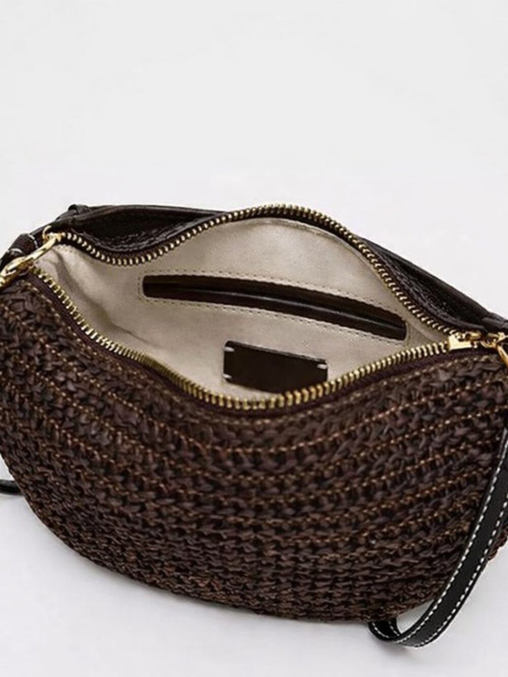 JYG Handmade Straw Crossbody Bags for Women Satchel Purse Fashion Woven